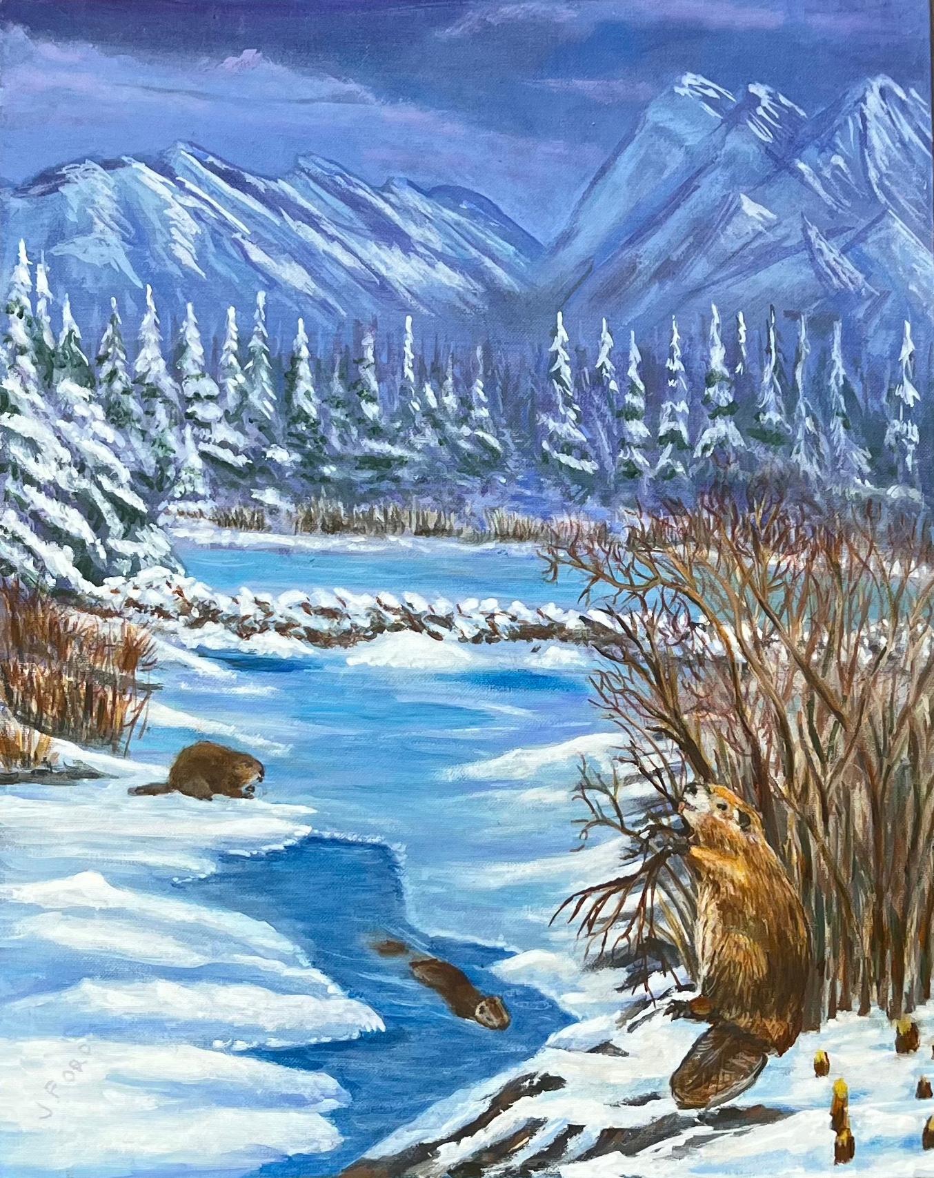 ACRYLICS PAINTING - ALASKA
