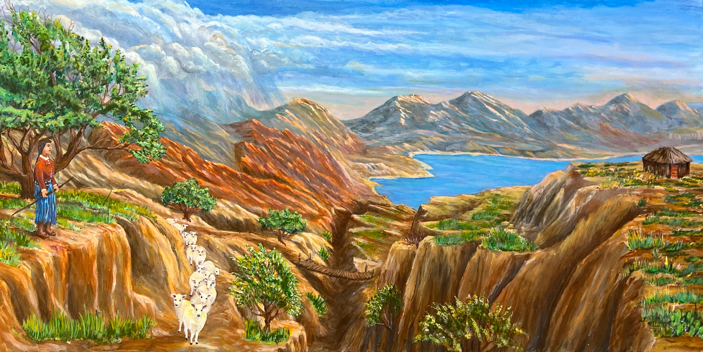 ACRYLICS PAINTING - SHEPARD & LAKE