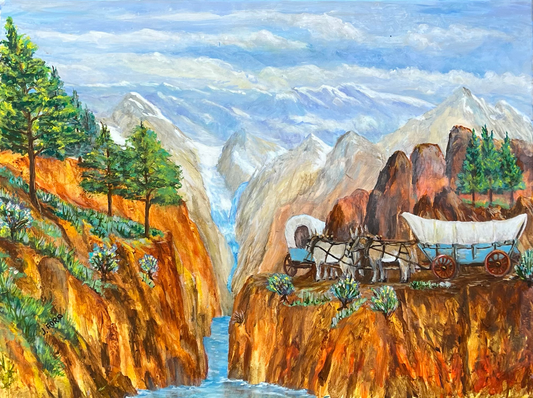 ACRYLICS PAINTING - CARRIAGES